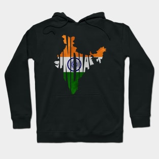 India Typo Map Hoodie